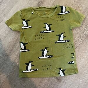 Tiny Tribe 🐧toddler boys kids T-shirt size 2t